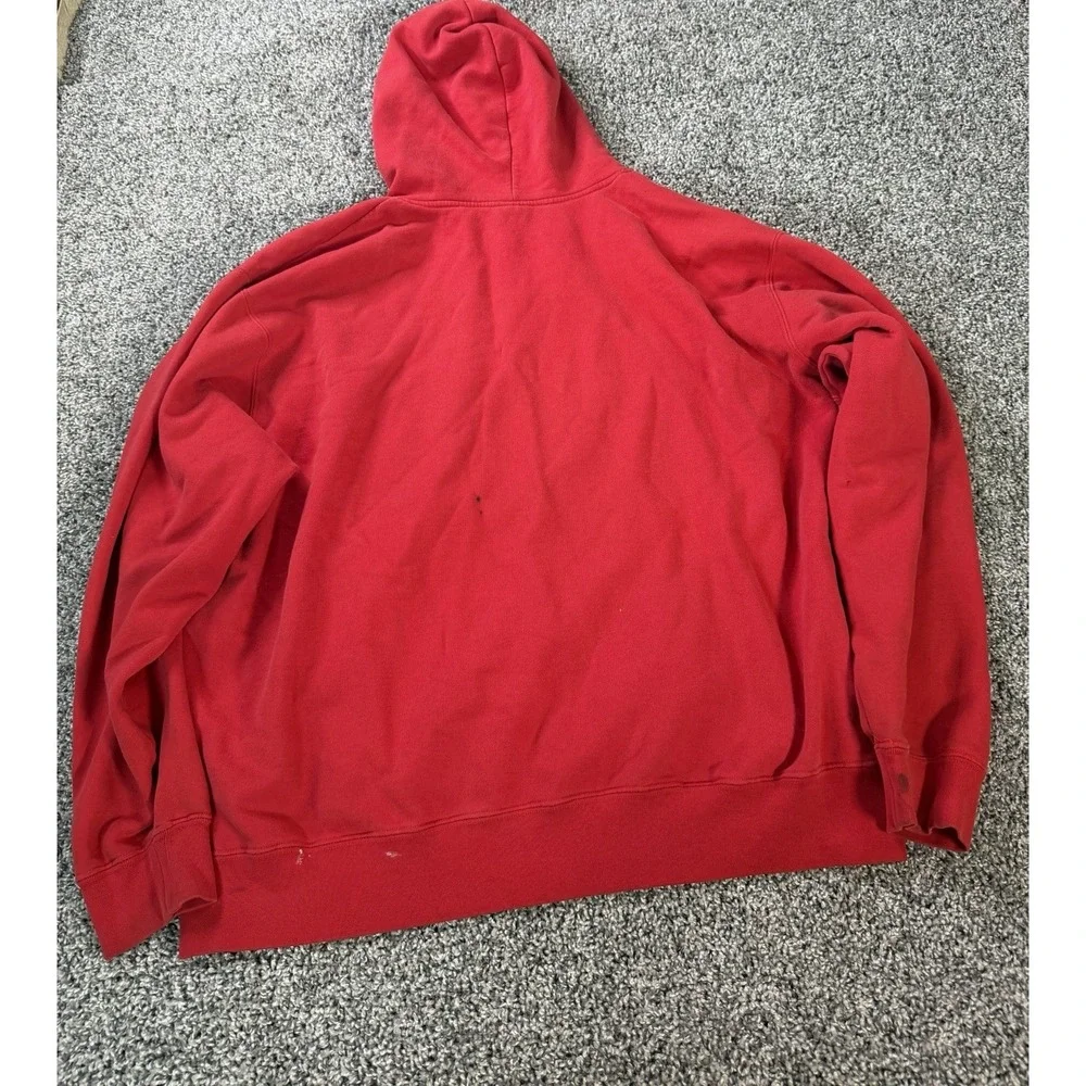 Vintage Y2K Ohio State Buckeyes Nike Therma-Fit Hoodie Men's Size XXL Red